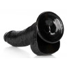 Real Rock Ultra Skin Gode Curved RealCock 17 x 4.3cm Noir